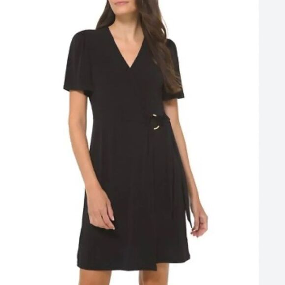 Michael Kors Dresses & Skirts - Michael kors faux wrap dress Size 2 Preloved